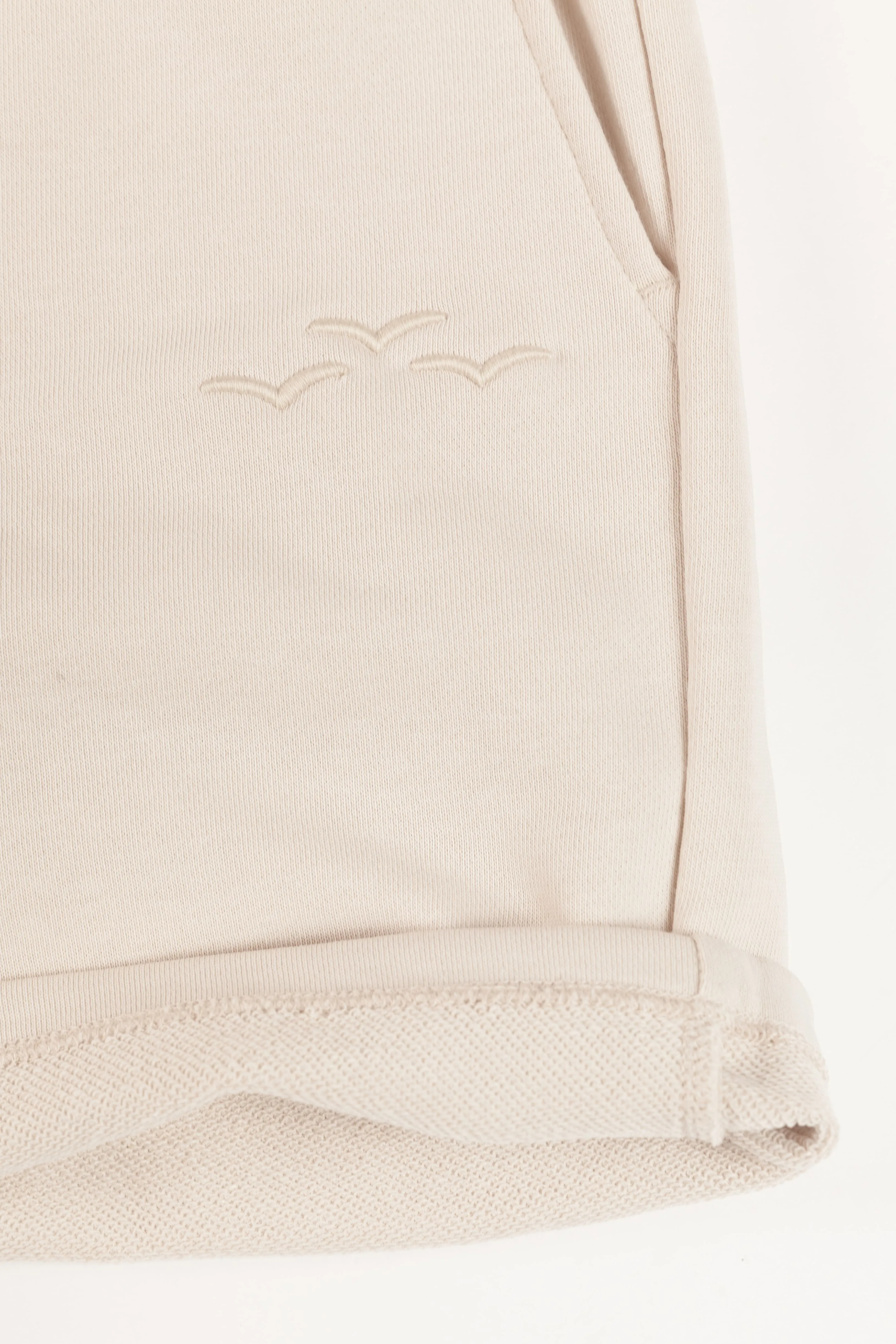 Kate french terry 5 inch shorts in bone sold by Lazypants product image thumbnail 5