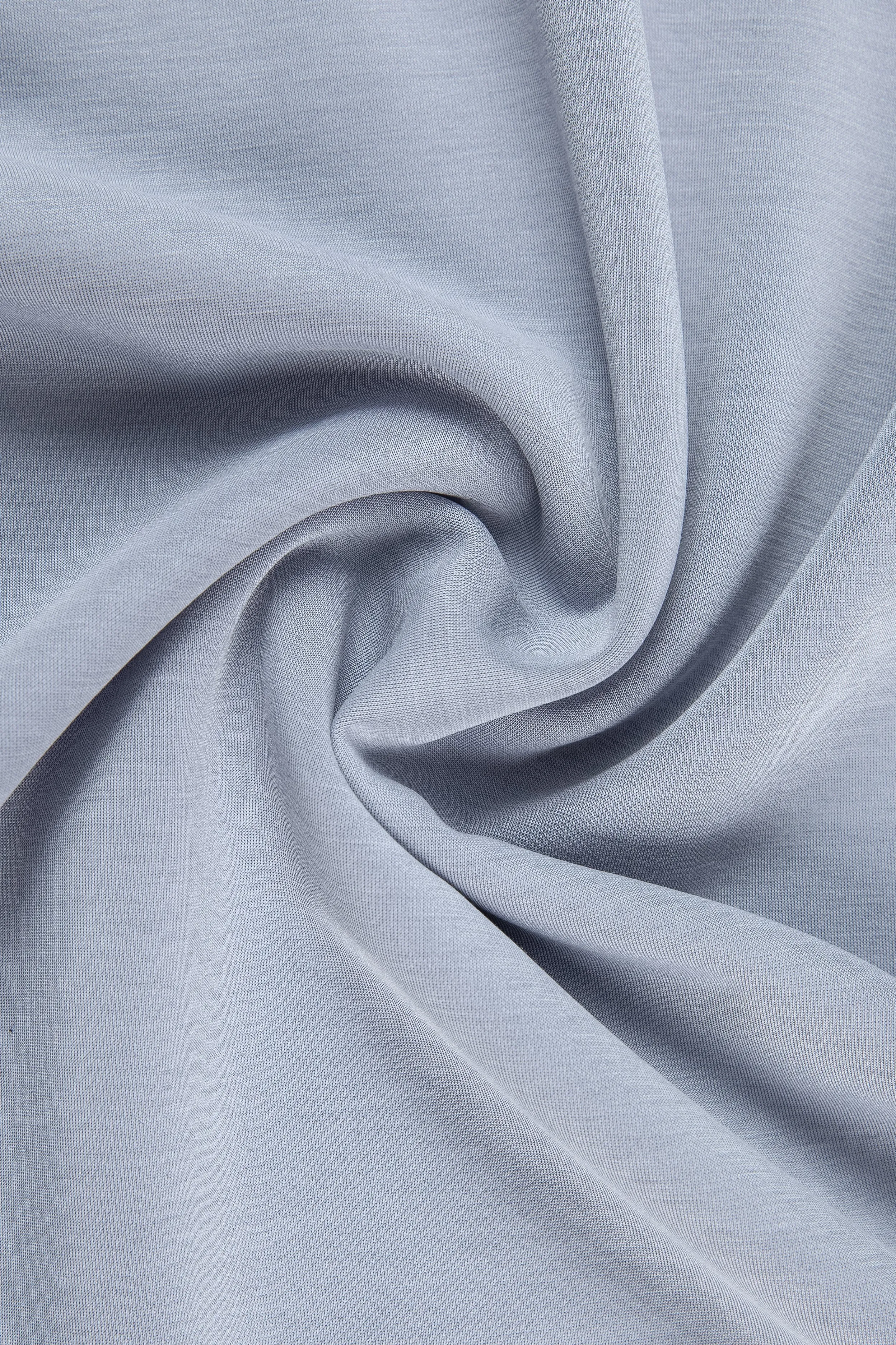 Luxe sueded double knit hoodie in dusty blue sold by Lazypants product image thumbnail 5