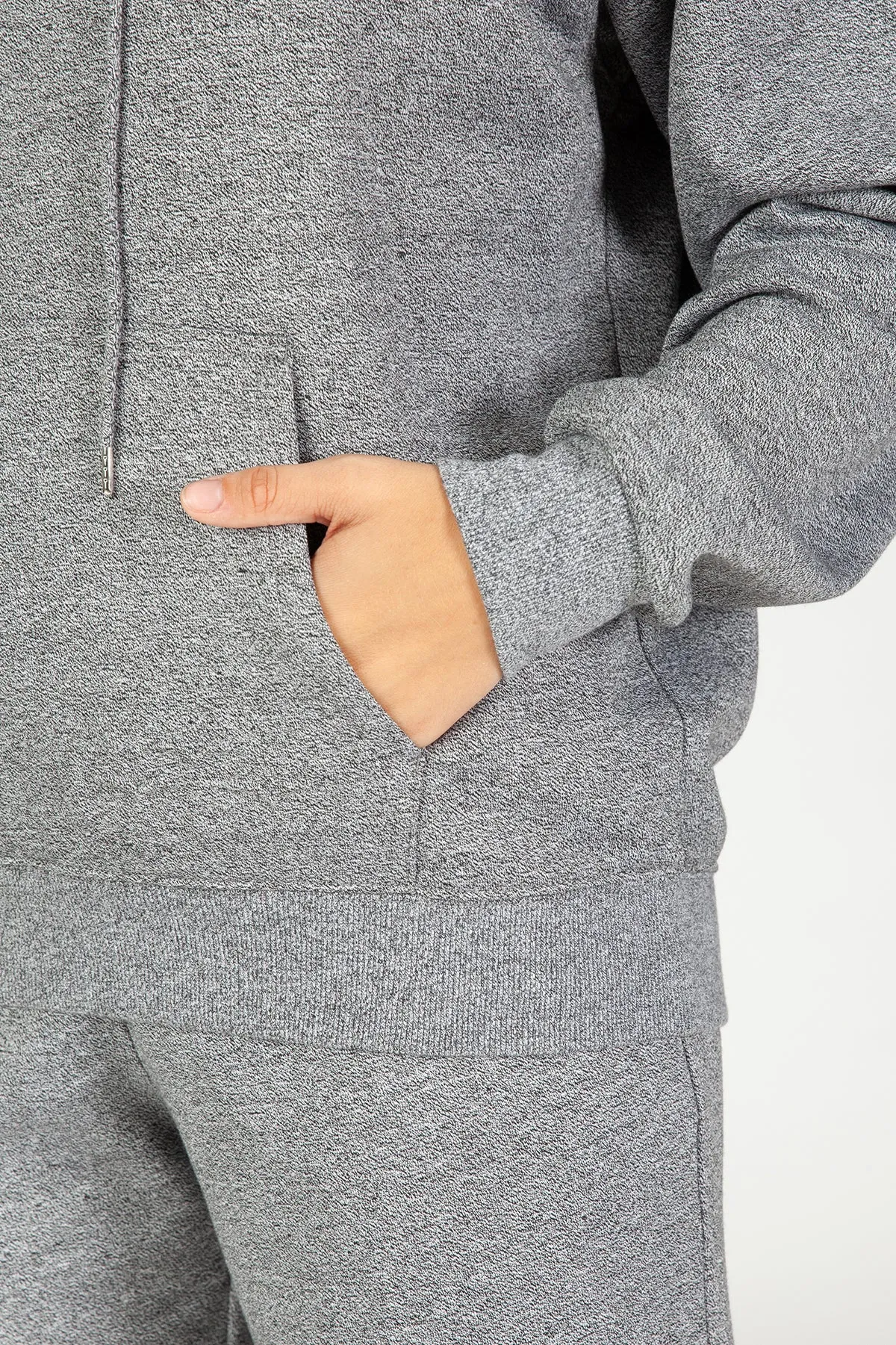 Overstimulated Mom’s Club Hoodie in granite sold by Lazypants product image thumbnail 3