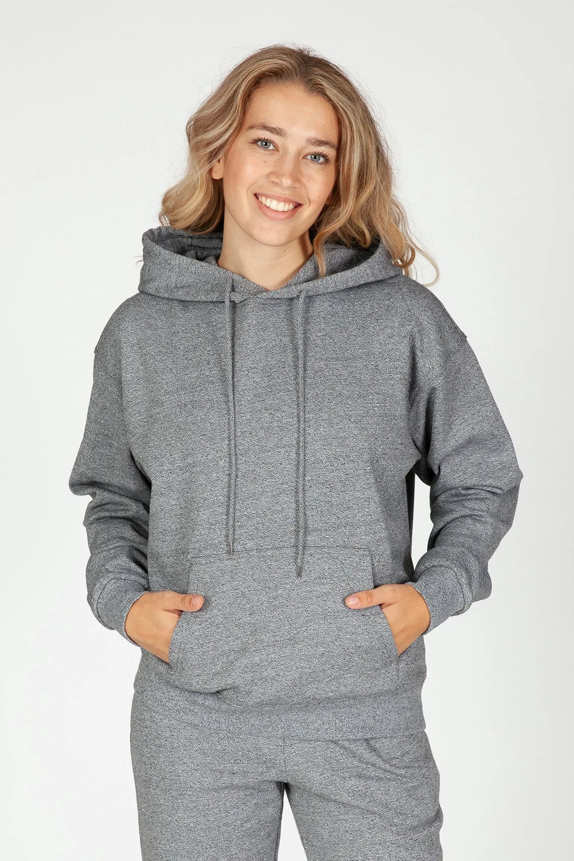 Overstimulated Mom’s Club Hoodie in granite sold by Lazypants product image thumbnail 2