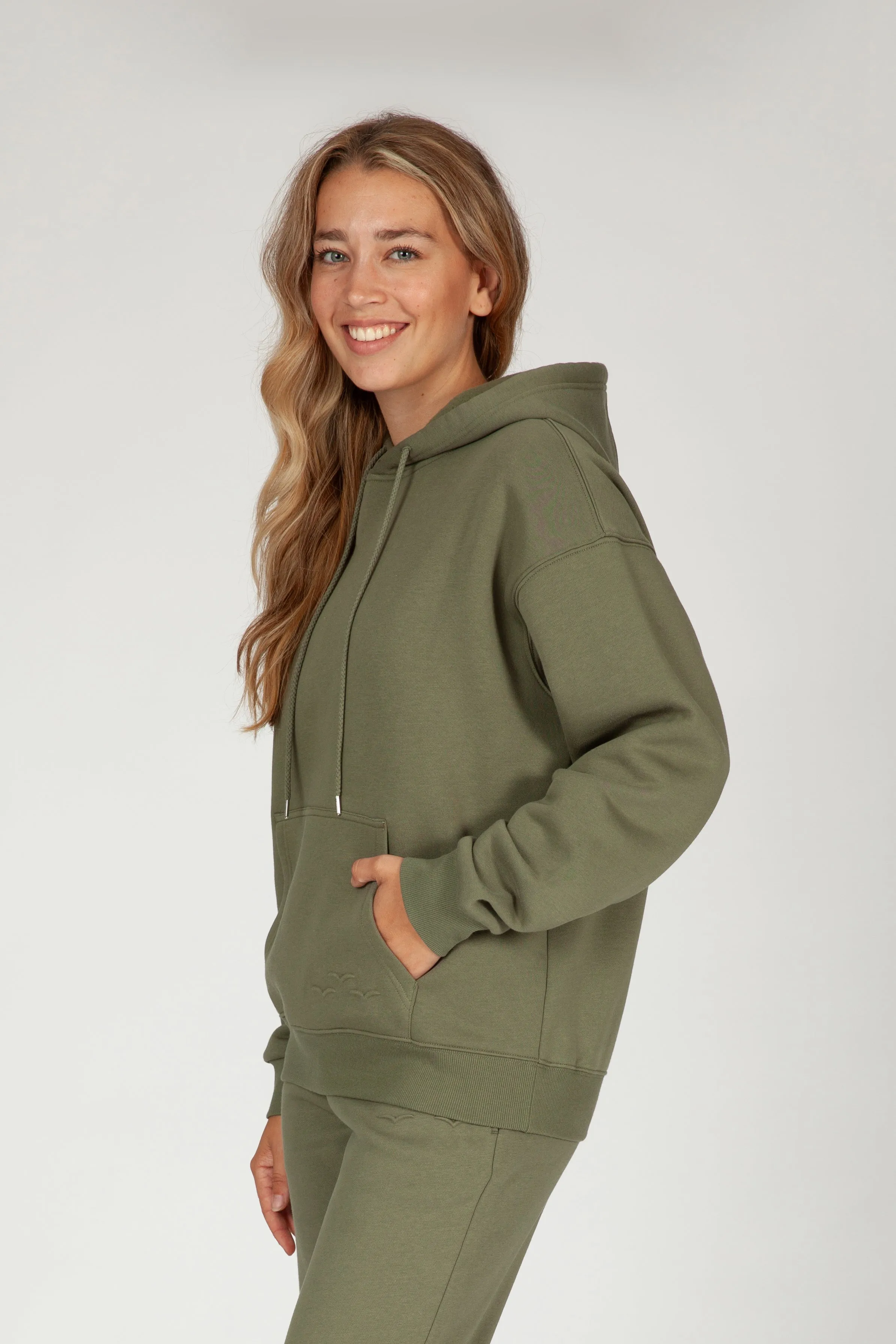 Original Yapper Hoodie In olive sold by Lazypants product image thumbnail 4