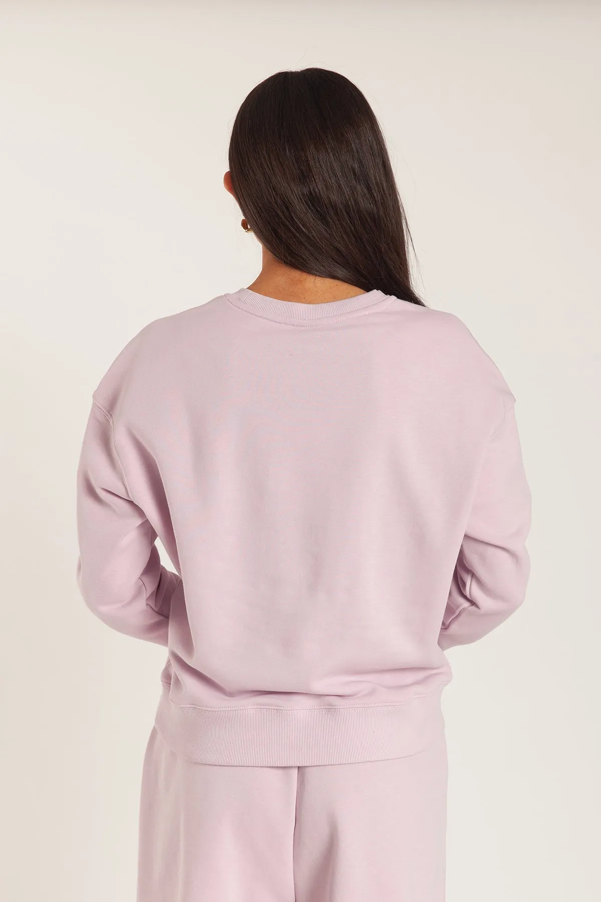 Let me Ask my mom first hoodie in lilac pink sold by Lazypants product image thumbnail 2