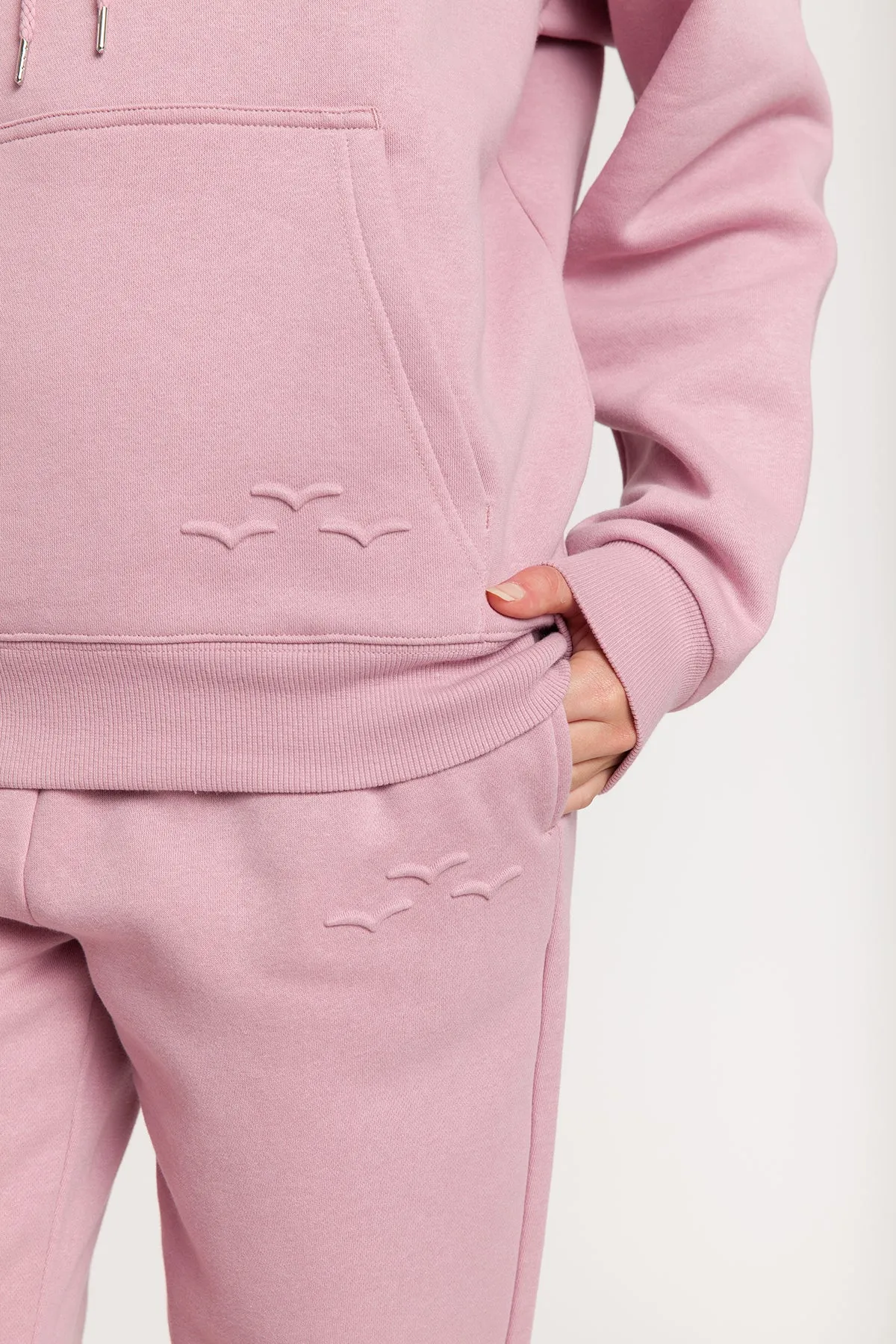 Fleece Regular Fit Sweatpants in rose sold by Lazypants product image thumbnail 5