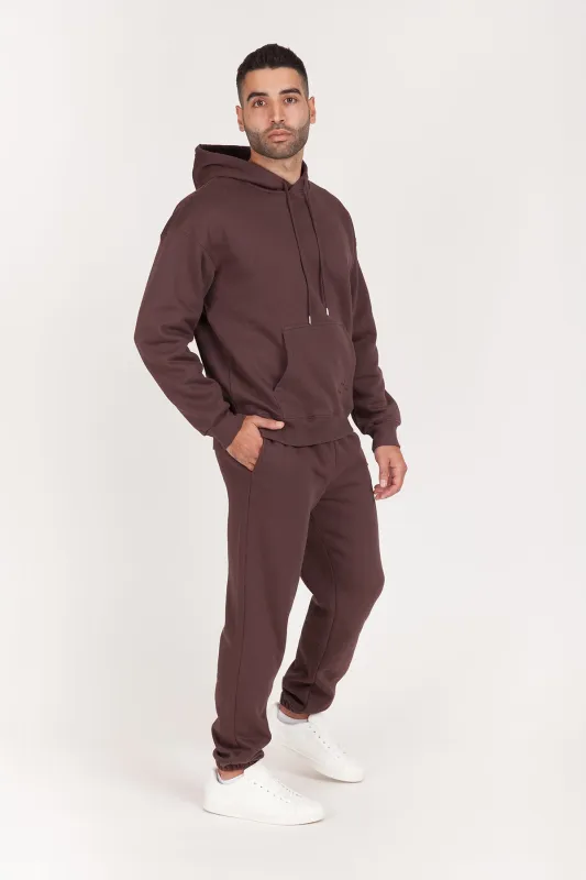 Men's jogger in espresso made by Lazypants