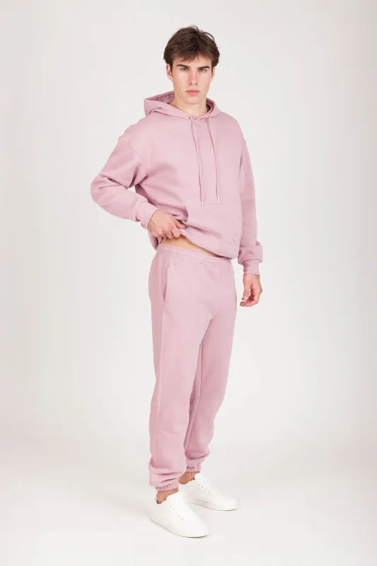 "JE CAN'T DEAL" TRACKSUIT in ROSE made by Lazypants
