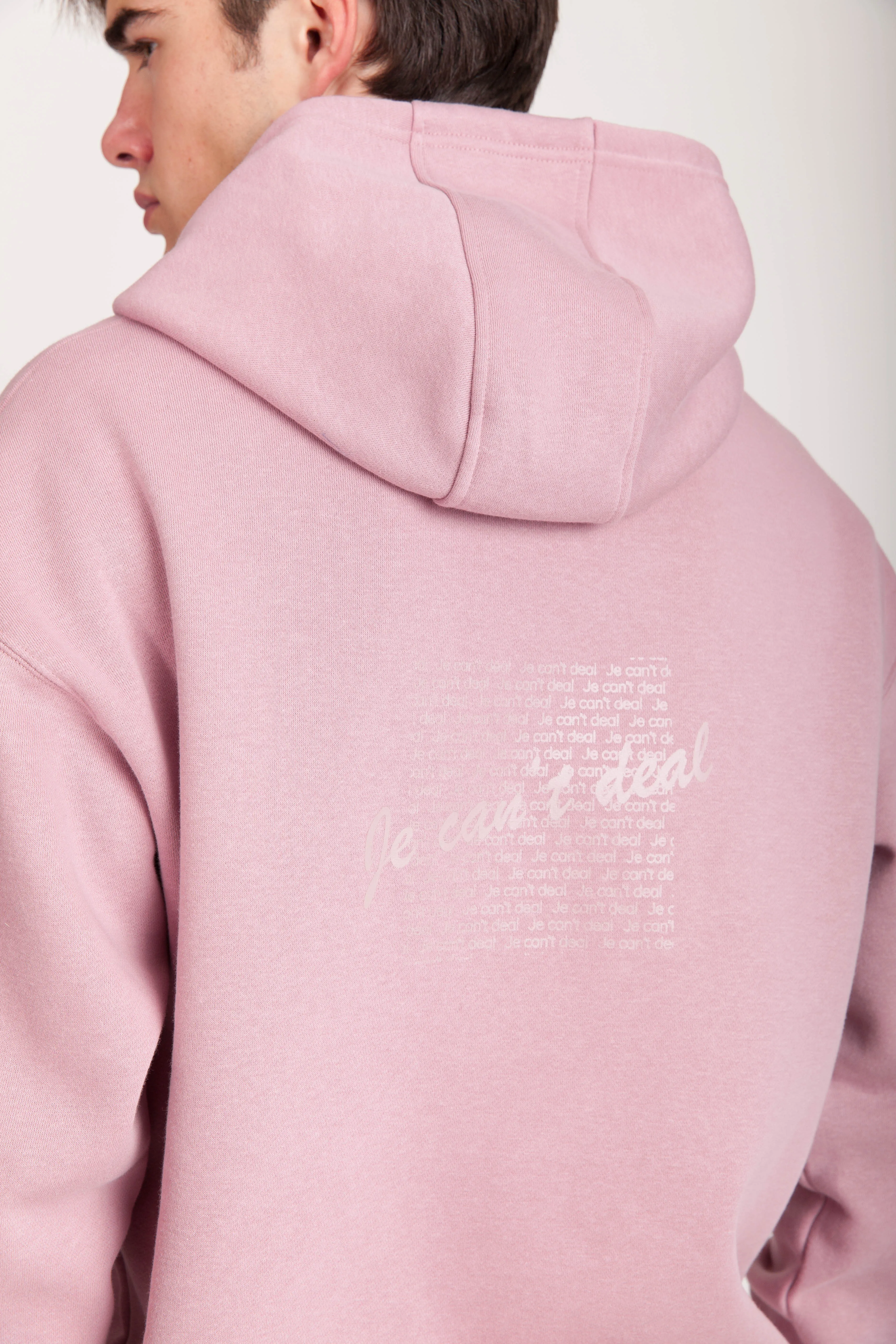 "JE CAN'T DEAL" TRACKSUIT in ROSE sold by Lazypants product image thumbnail 3