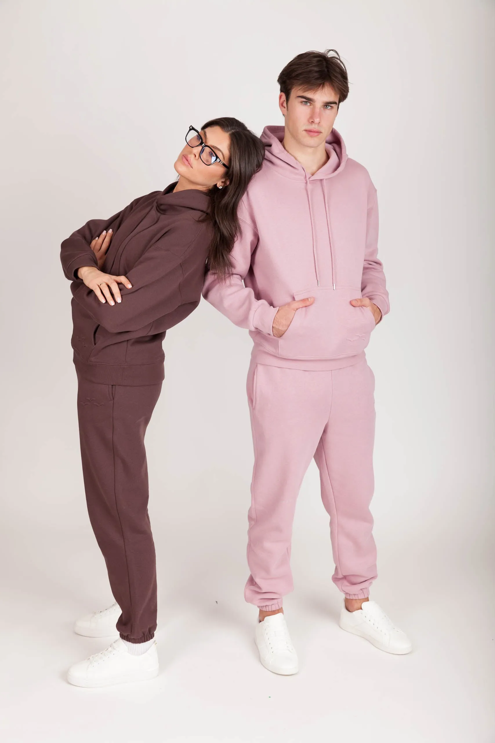 "JE CAN'T DEAL" JOGGERS in ROSE sold by Lazypants product image thumbnail 4