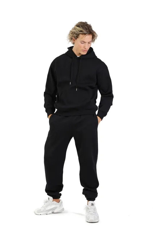 Men's tracksuit set in black made by Lazypants
