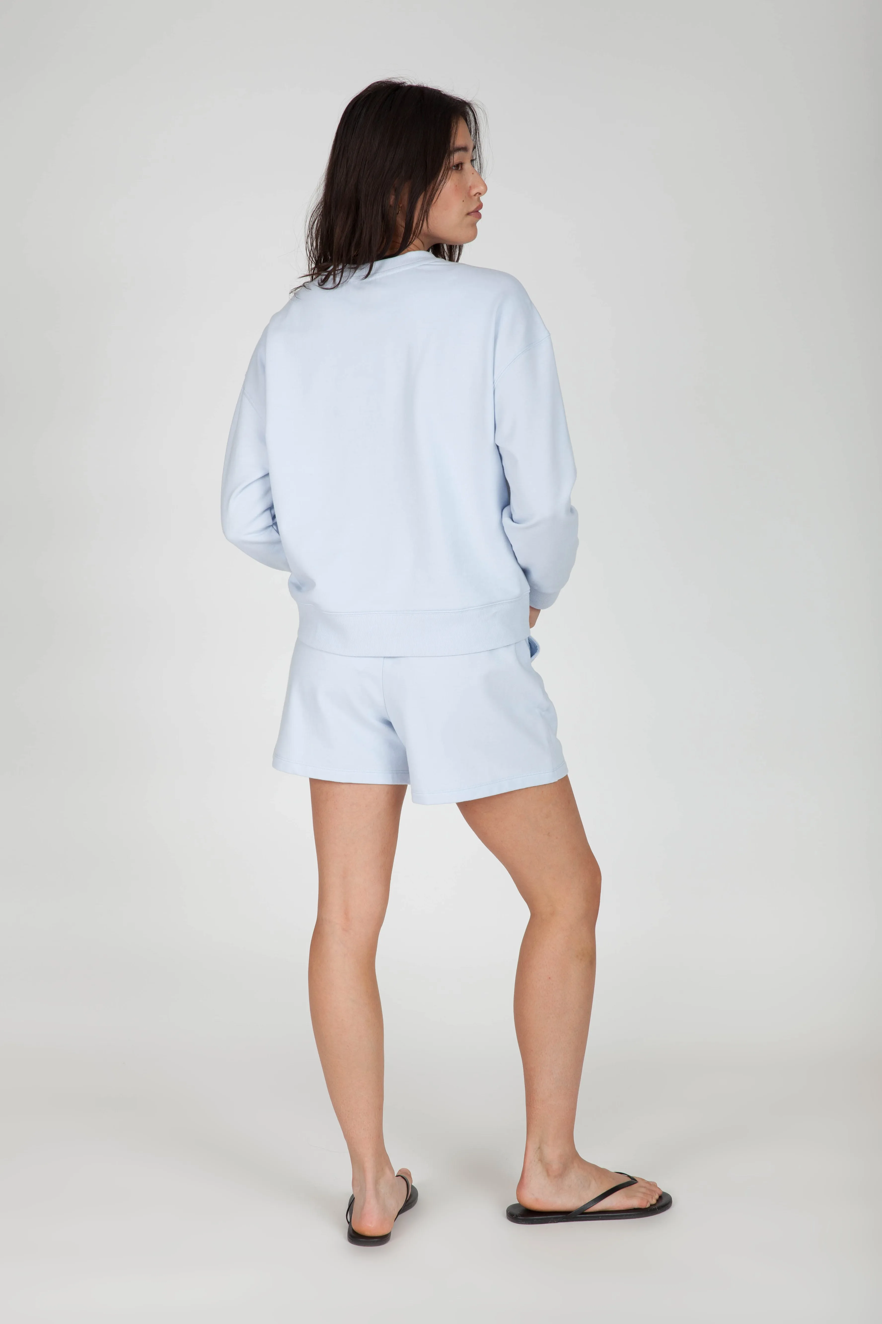 Soft-Touch Fleece Sweatshirt in Ice Blue sold by Lazypants product image thumbnail 5