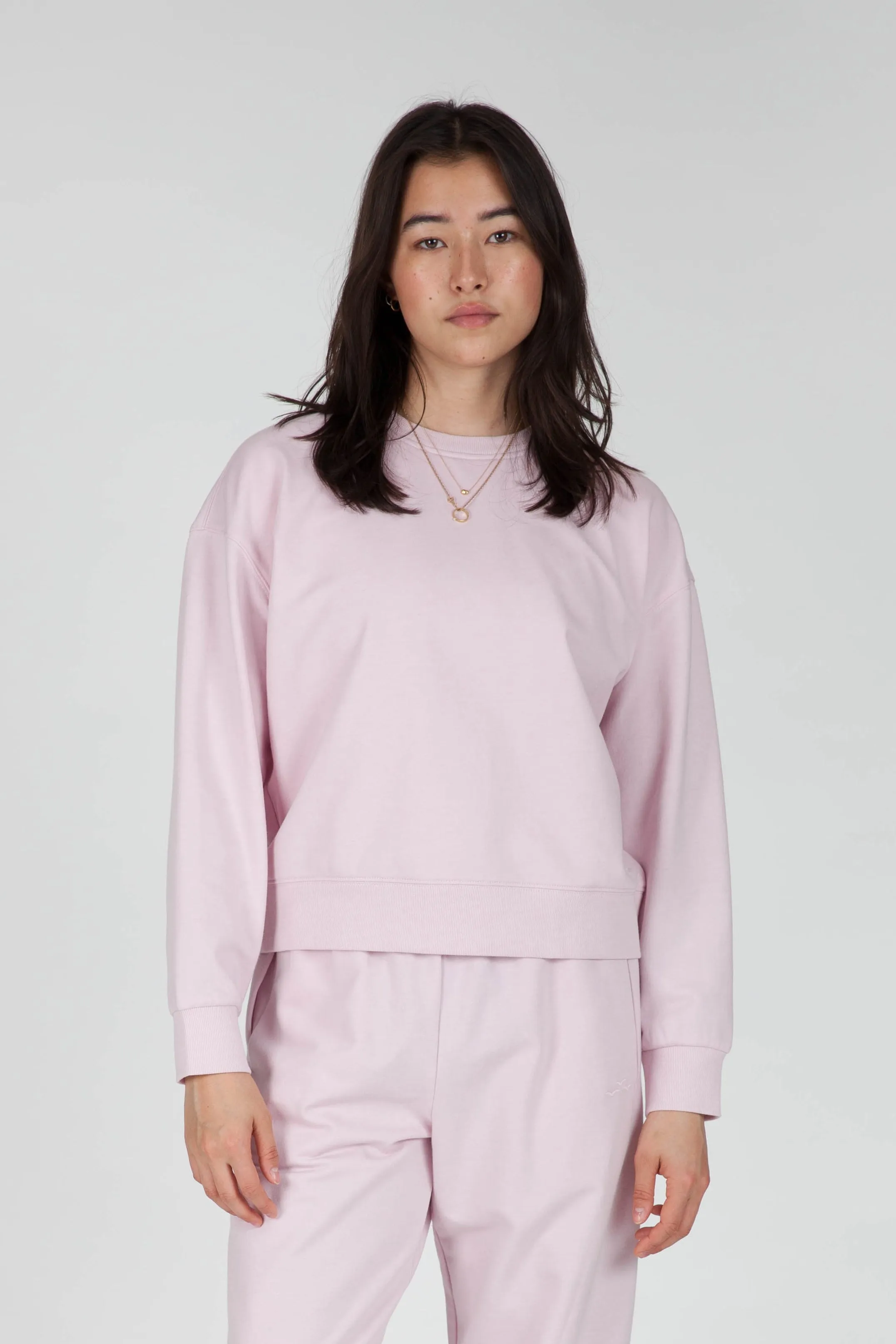 Soft-Touch Fleece Sweatshirt in Candy Pink sold by Lazypants product image thumbnail 2
