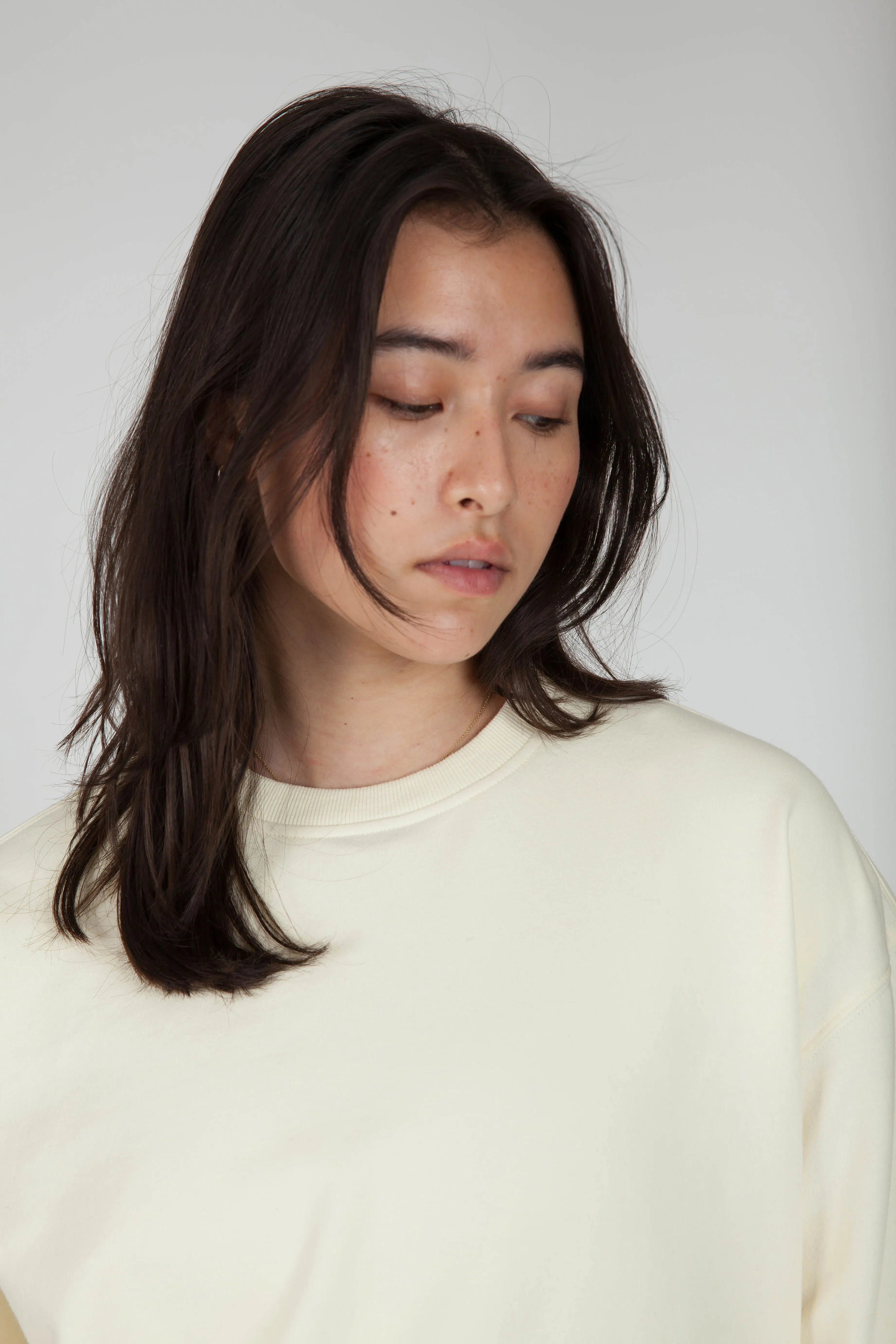Soft-Touch Fleece Sweatshirt in Butter Yellow sold by Lazypants product image thumbnail 4