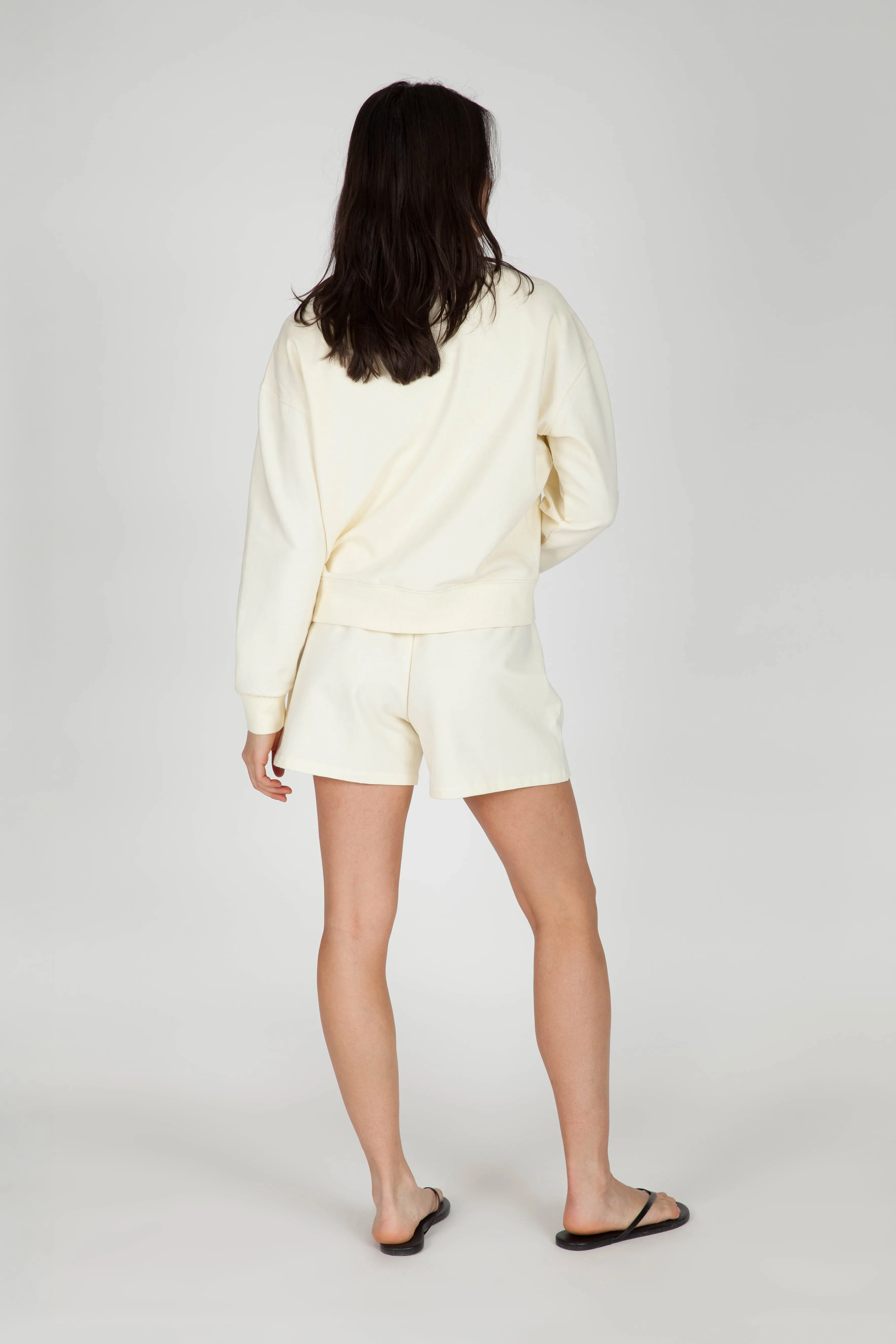 Soft-Touch Fleece Sweatshirt in Butter Yellow sold by Lazypants product image thumbnail 5