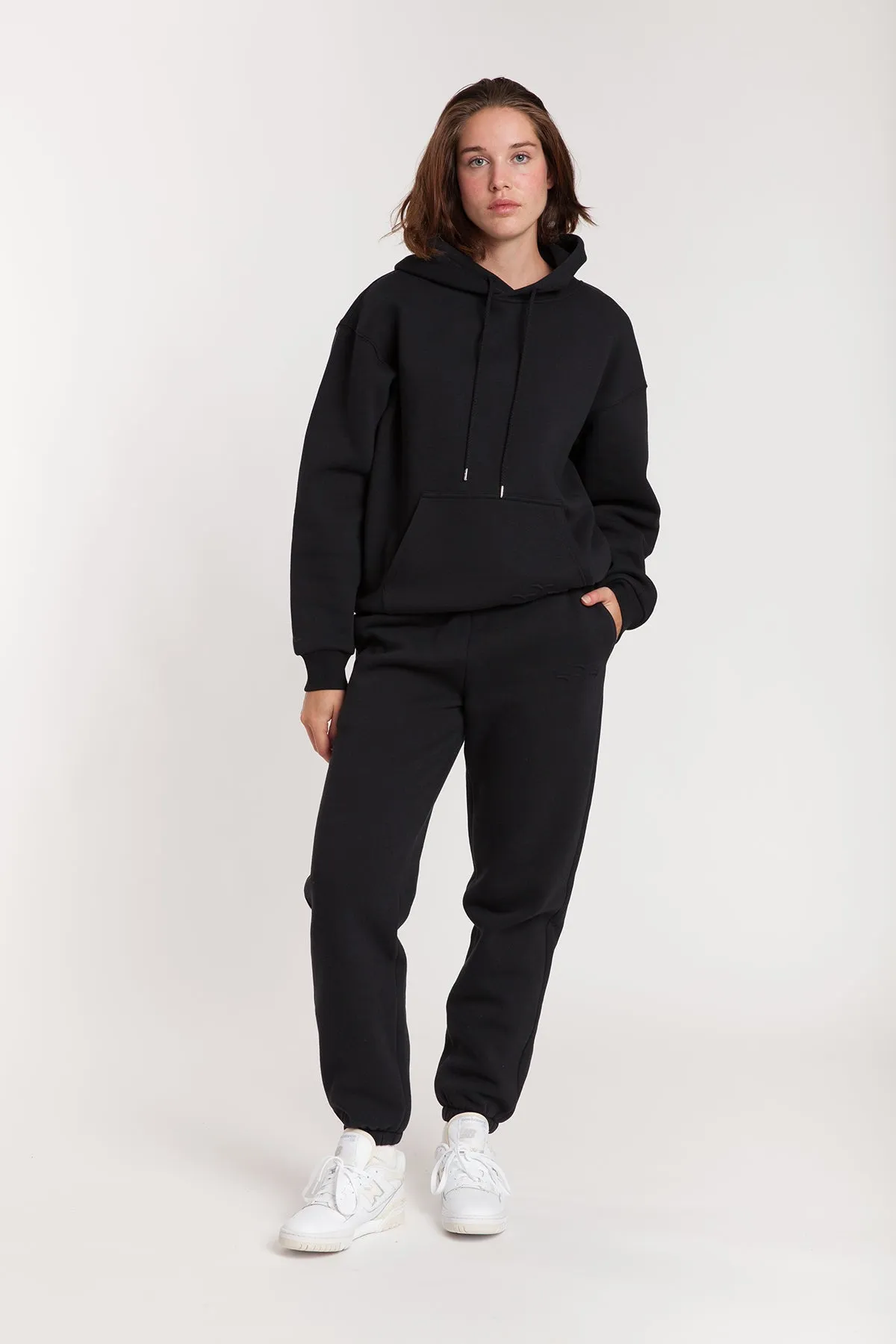 Fleece Oversized Hoodie in Black sold by Lazypants product image thumbnail 2