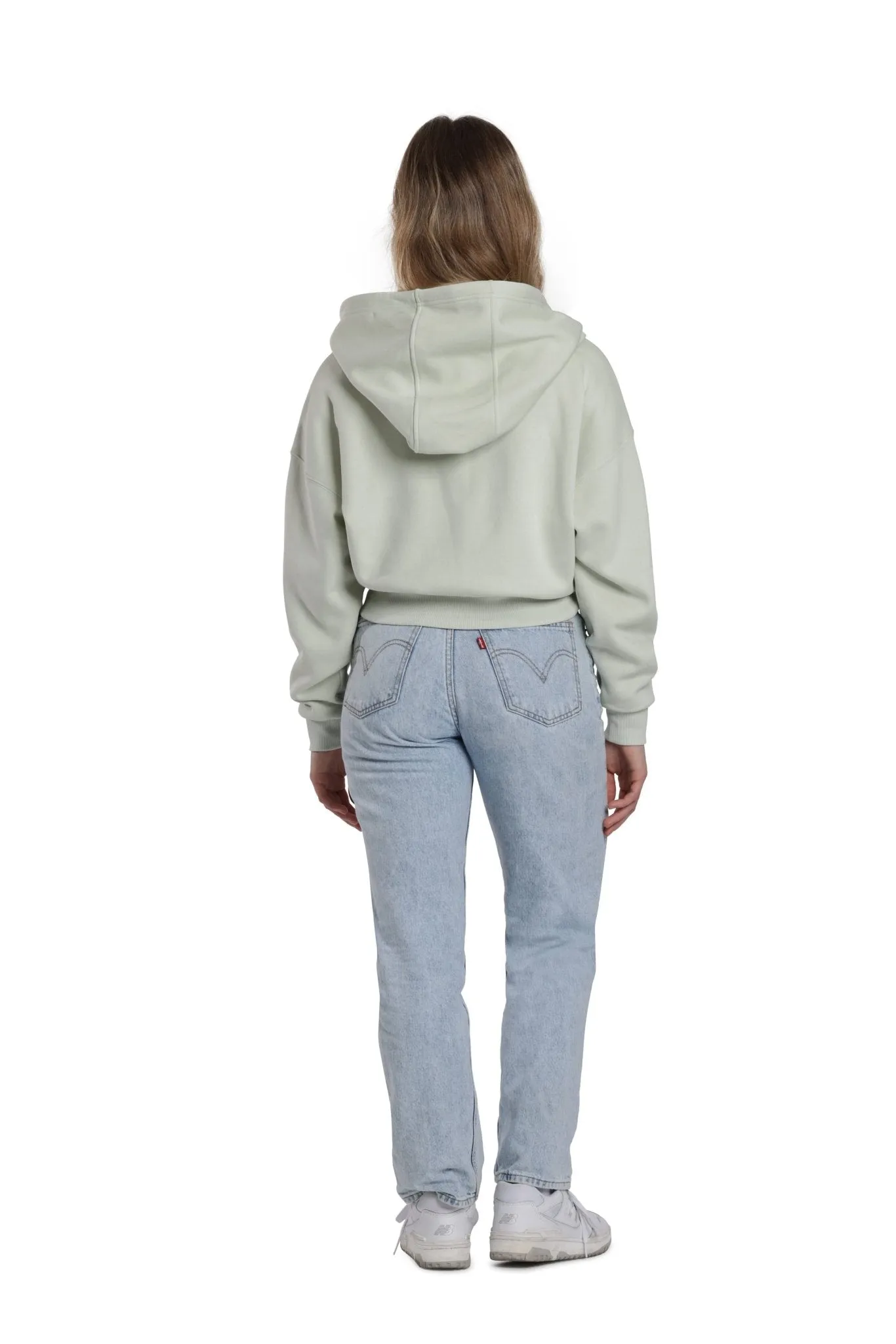 Oversized Zip Hoodie in Silver Green sold by Lazypants product image thumbnail 2
