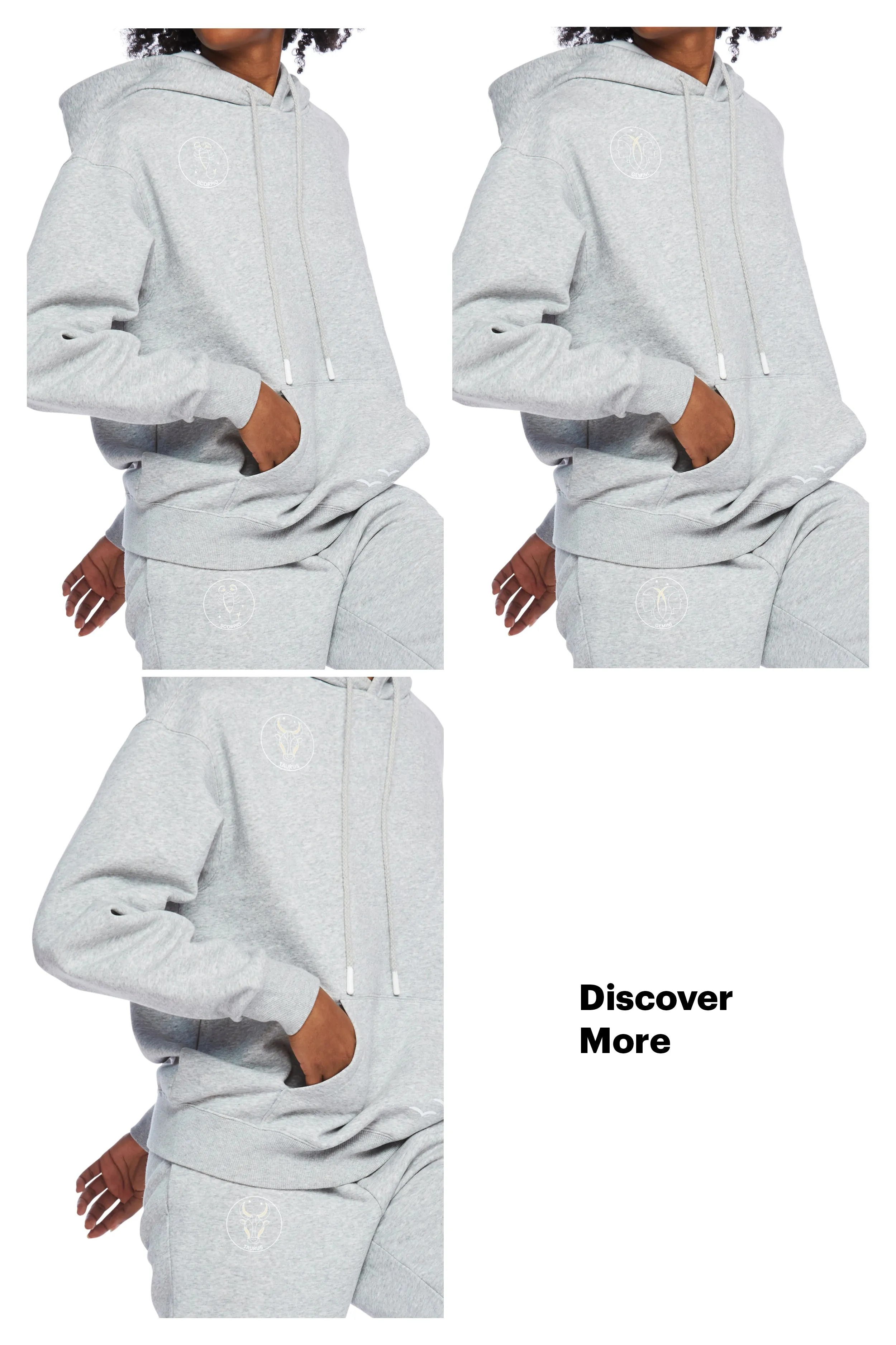 Zodiac Sweatsuit Set in Classic Grey sold by Lazypants product image thumbnail 2