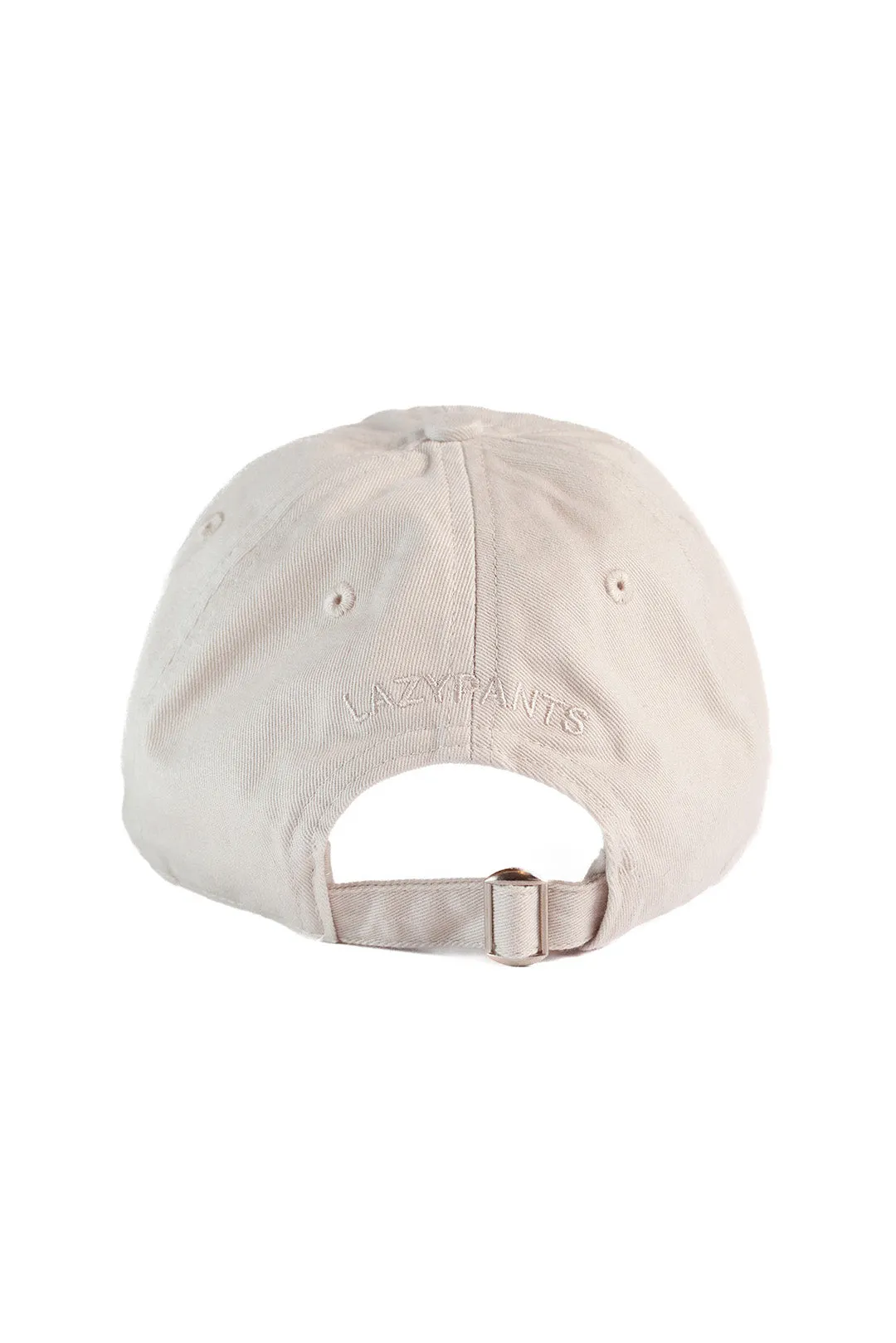 Washed cotton twill dad’s baseball cap in bone sold by Lazypants product image thumbnail 2