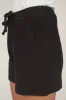 Lightweight Cotton Gauze shorts in black sold by Lazypants