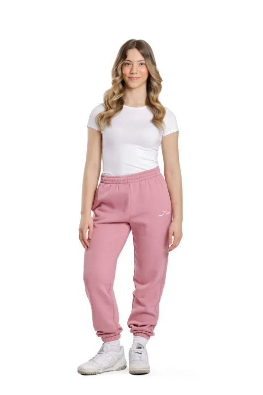 Nova premium fleece relaxed sweatpants in orchid pink sold by Lazypants
