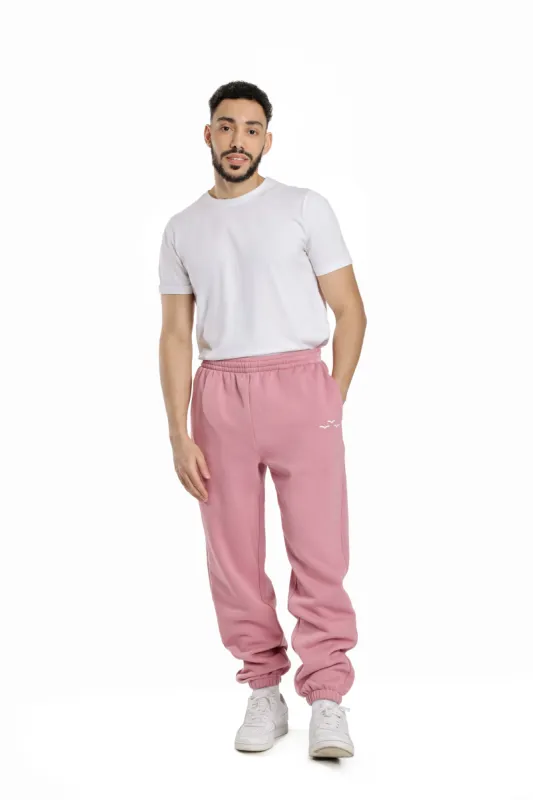 Men's joggers in orchid pink sold by Lazypants
