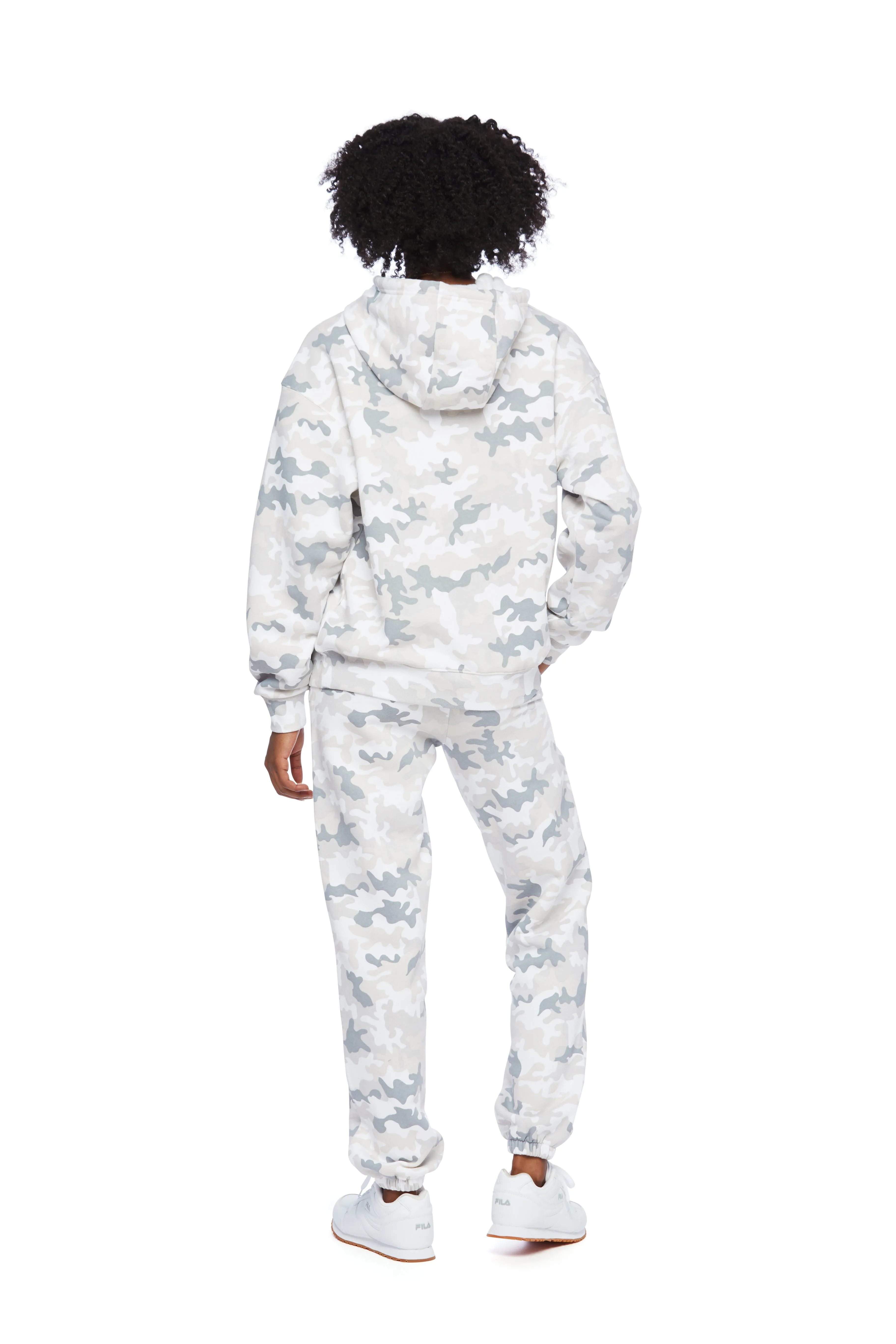 Women's Sweatsuit Set in White Camo sold by Lazypants product image thumbnail 2
