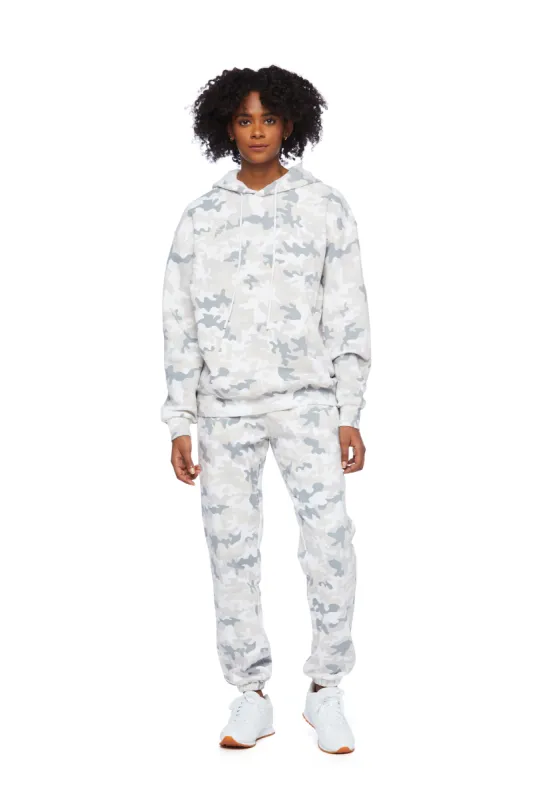 Women's tracksuit in white camo sold by Lazypants