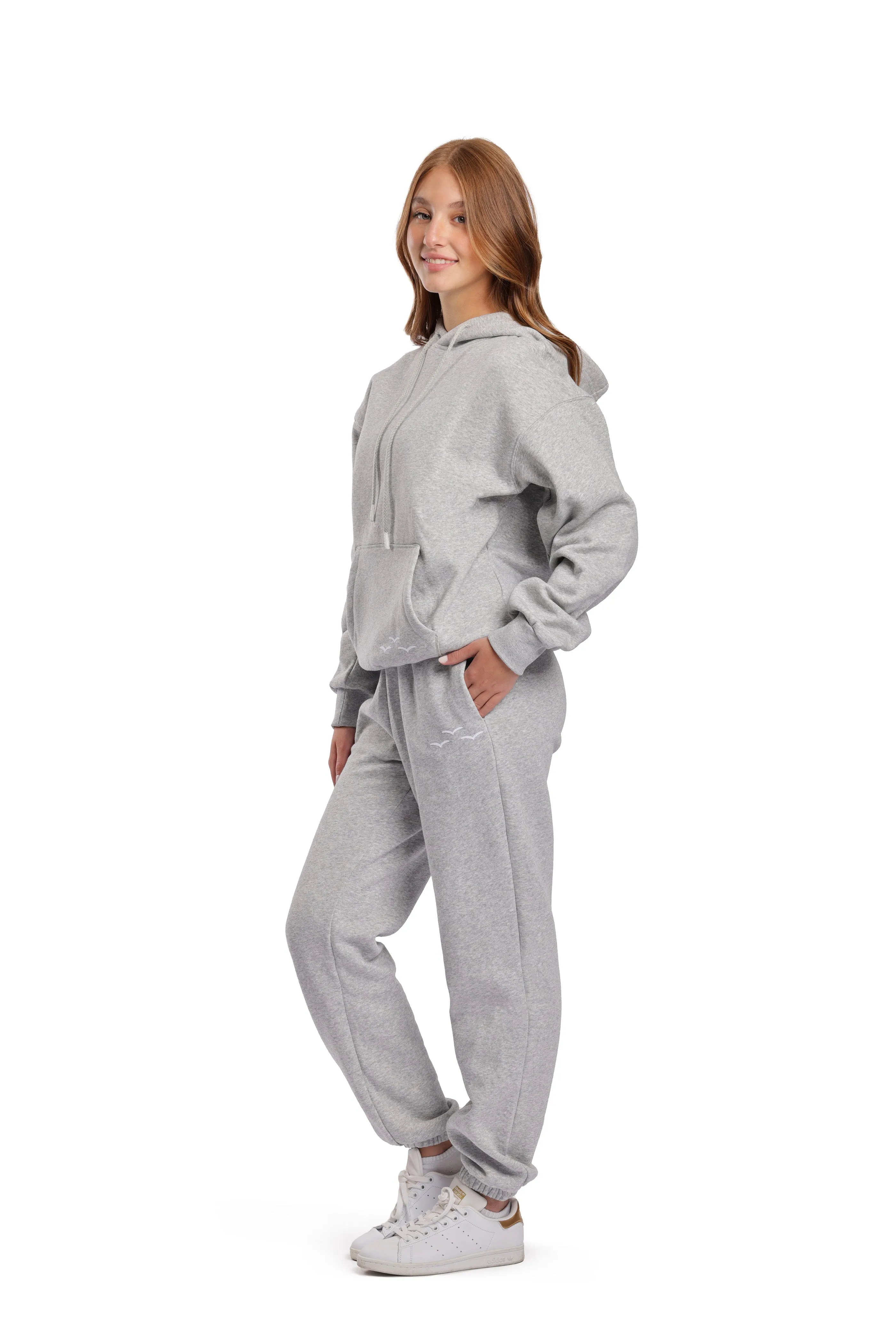 Women's tracksuit in classic grey sold by Lazypants product image thumbnail 2