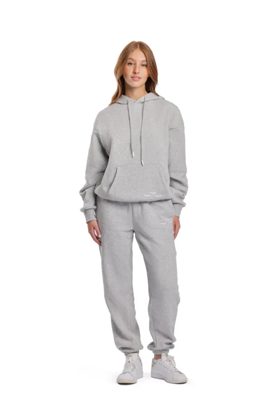 Women's tracksuit in classic grey sold by Lazypants