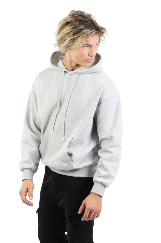 Men's hoodie in Classic grey sold by Lazypants