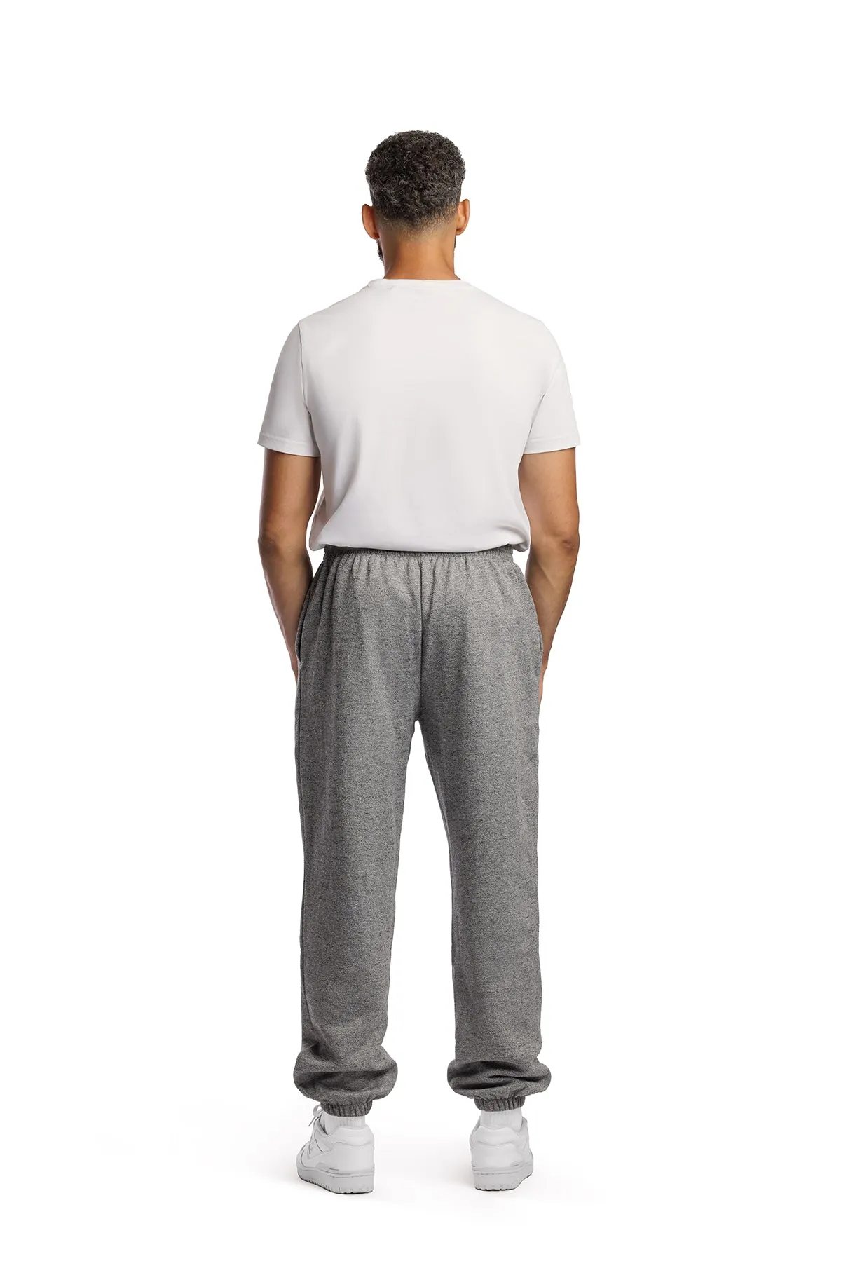 Men’s premium fleece sweatpants in Granite sold by Lazypants product image thumbnail 3