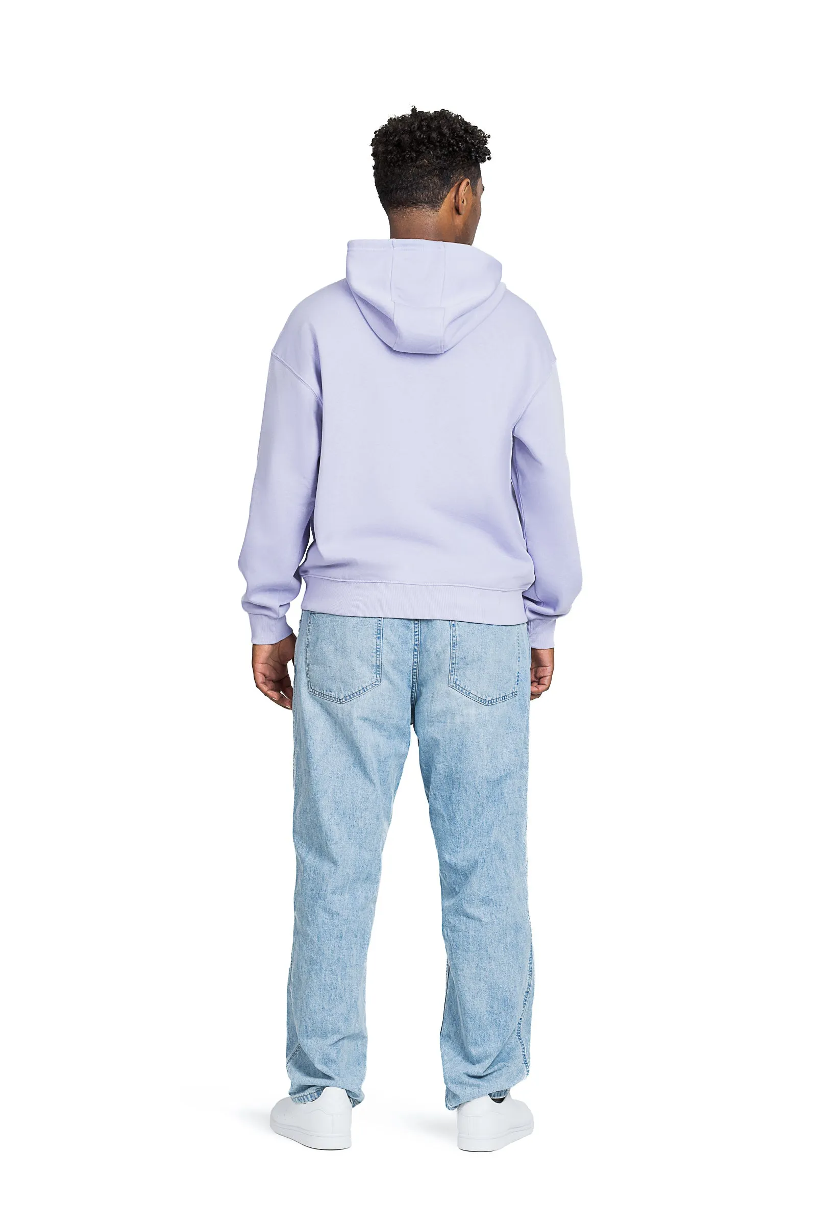 Men's Relaxed Fit Hoodie in Lavender sold by Lazypants product image thumbnail 3