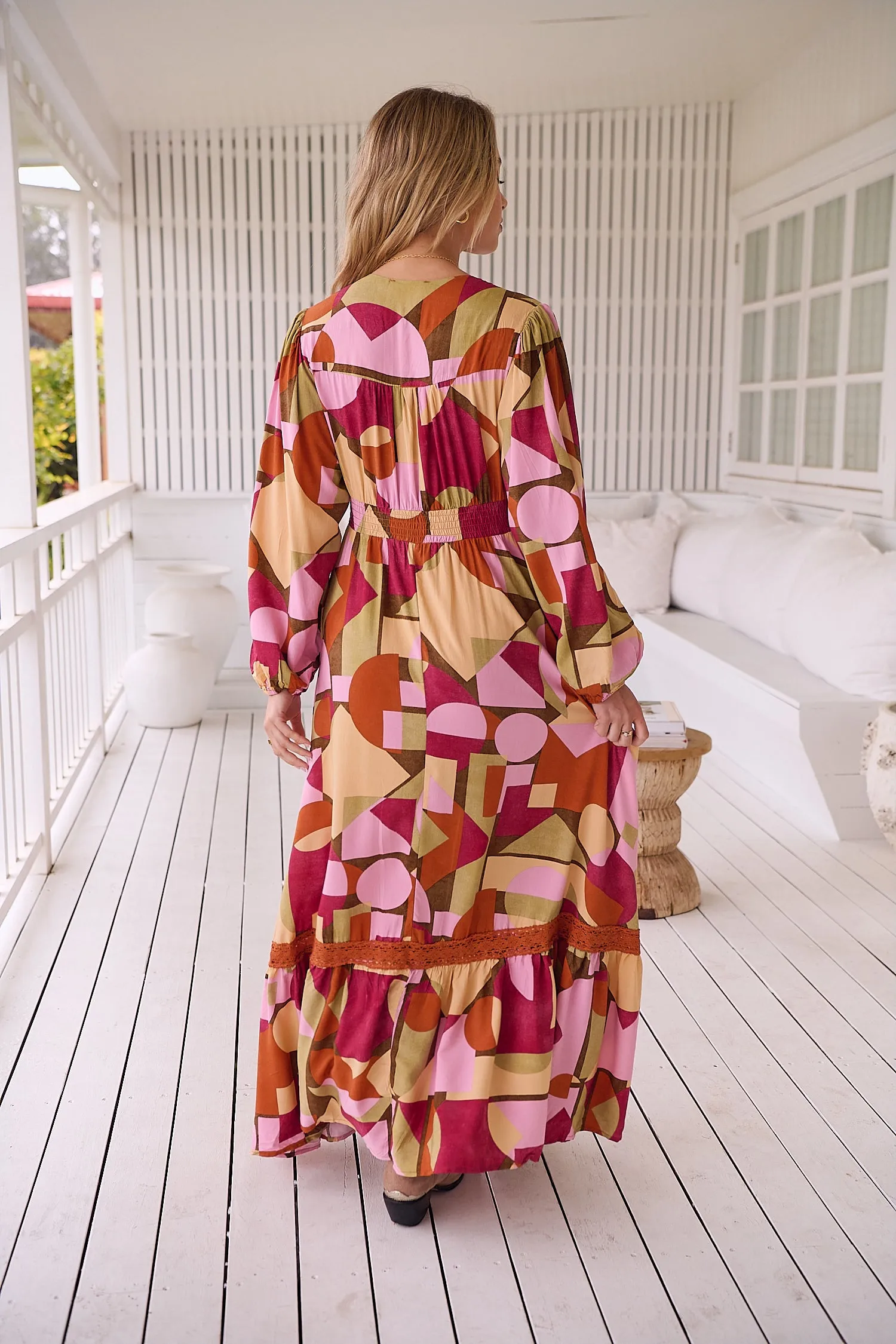 Freya Print Tabitha Maxi sold by Lilac and Mila product image thumbnail 4