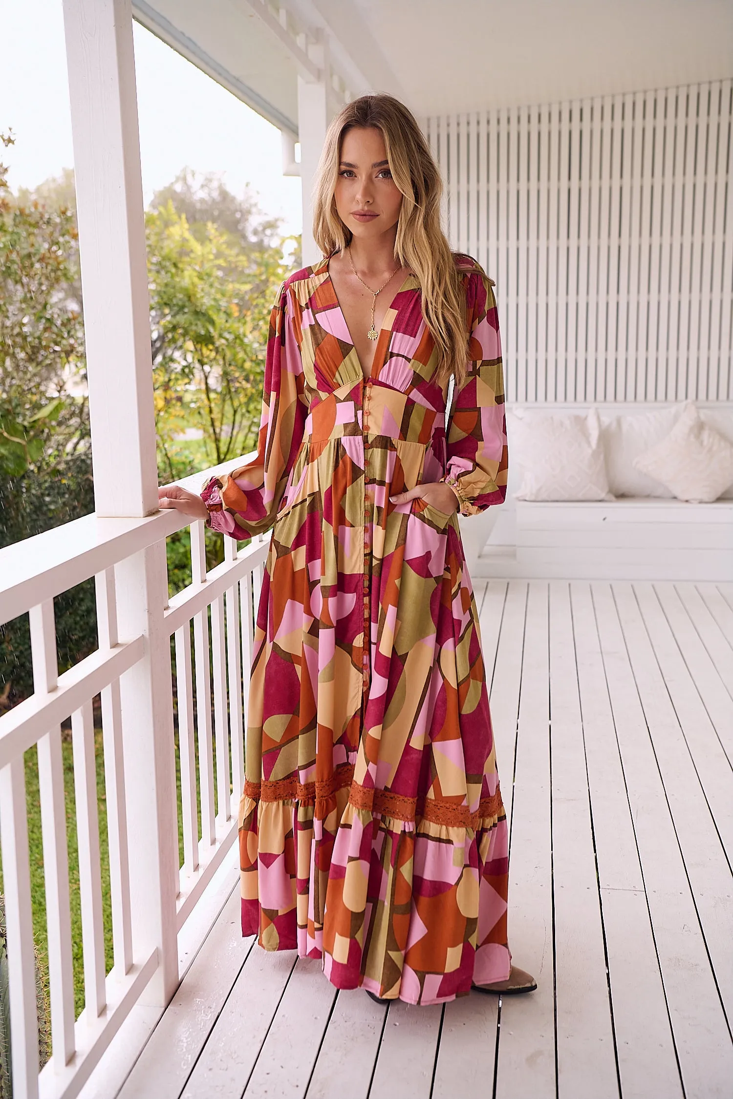 Freya Print Tabitha Maxi sold by Lilac and Mila