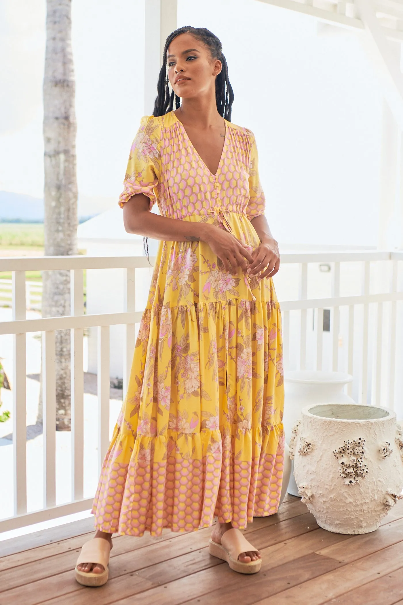 Sol Print Tessa Maxi sold by Lilac and Mila product image thumbnail 2