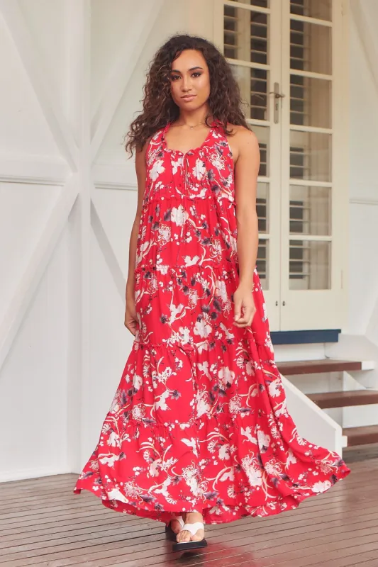 Rene Print Erryn Maxi Dress sold by Lilac and Mila