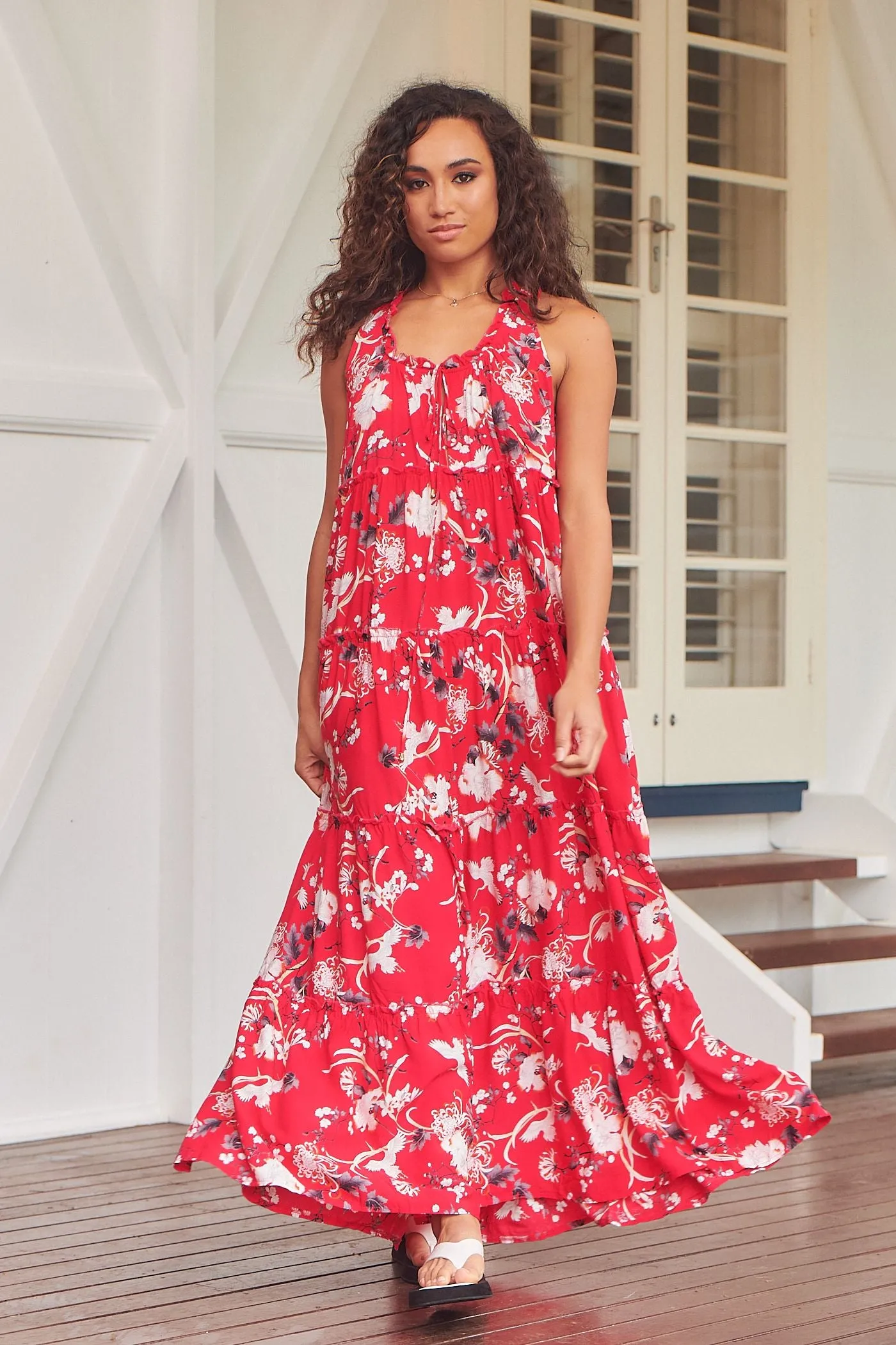 Rene Print Erryn Maxi Dress sold by Lilac and Mila