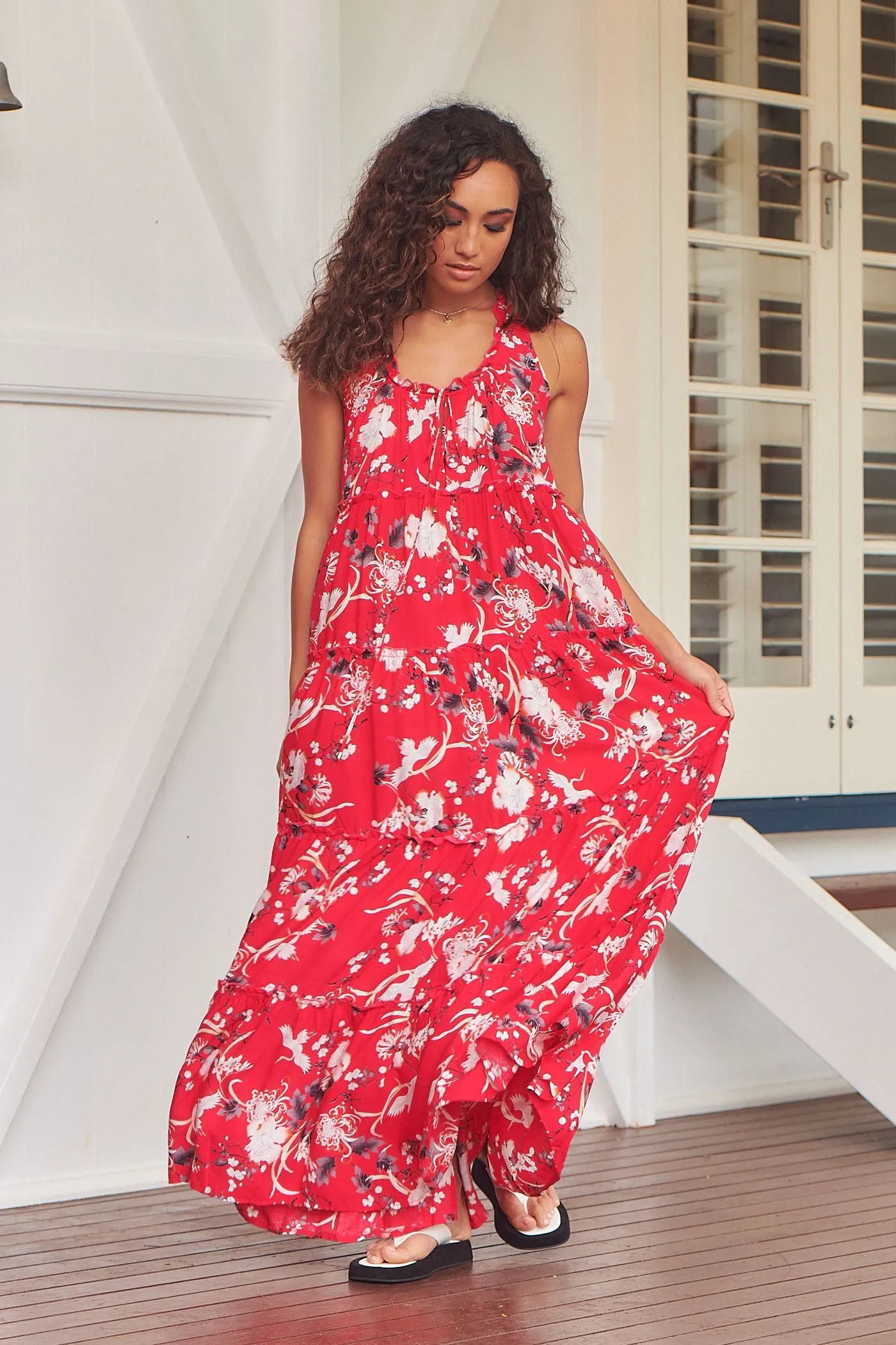 Rene Print Erryn Maxi Dress sold by Lilac and Mila product image thumbnail 3