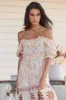 Yasmina Print Claudette Maxi Dress sold by Lilac and Mila