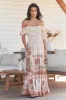 Yasmina Print Claudette Maxi Dress sold by Lilac and Mila