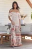 Yasmina Print Claudette Maxi Dress sold by Lilac and Mila