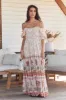 Yasmina Print Claudette Maxi Dress sold by Lilac and Mila