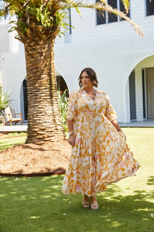 Jemima Print Tessa Maxi sold by Lilac and Mila