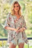 Orange Blossom Print Chloe Top sold by Lilac and Mila