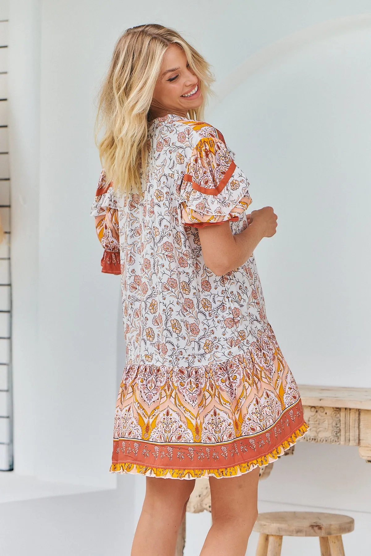 Quincy Print Addy Mini Dress sold by Lilac and Mila product image thumbnail 3