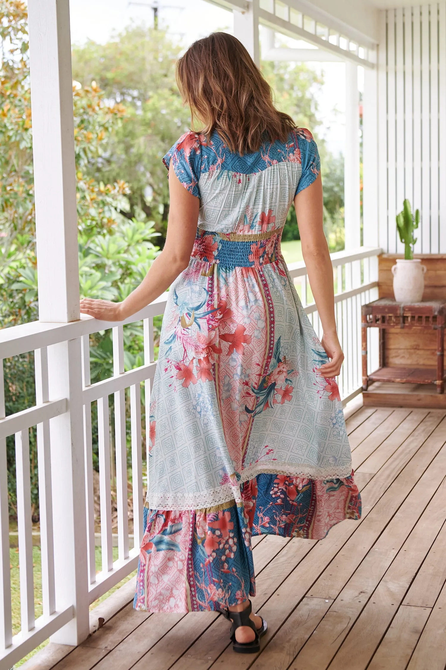 Cemeli Print Romi Maxi Dress sold by Lilac and Mila product image thumbnail 4