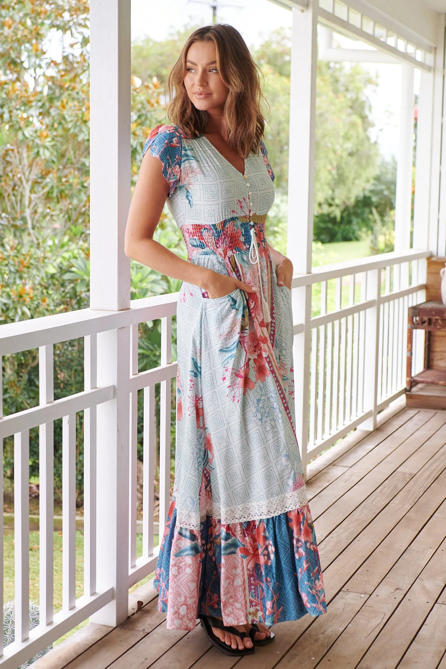 Cemeli Print Romi Maxi Dress sold by Lilac and Mila product image thumbnail 3