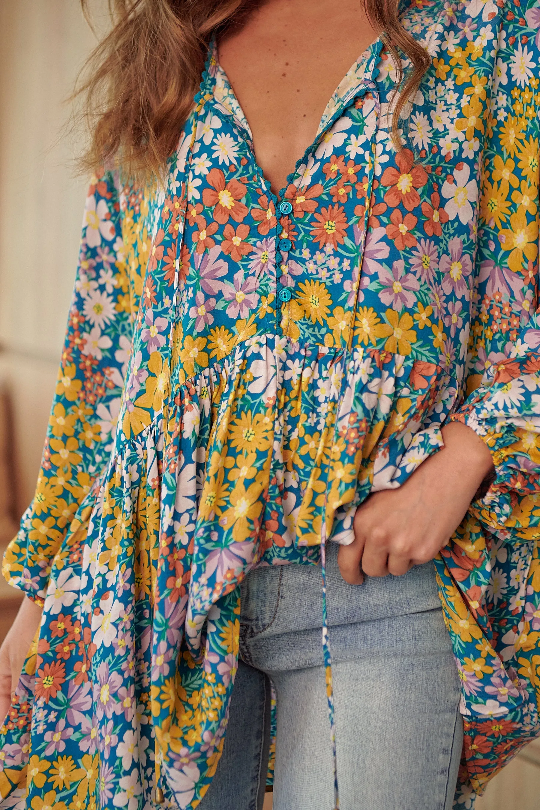 Daizee Print Chloe Top sold by Lilac and Mila product image thumbnail 5