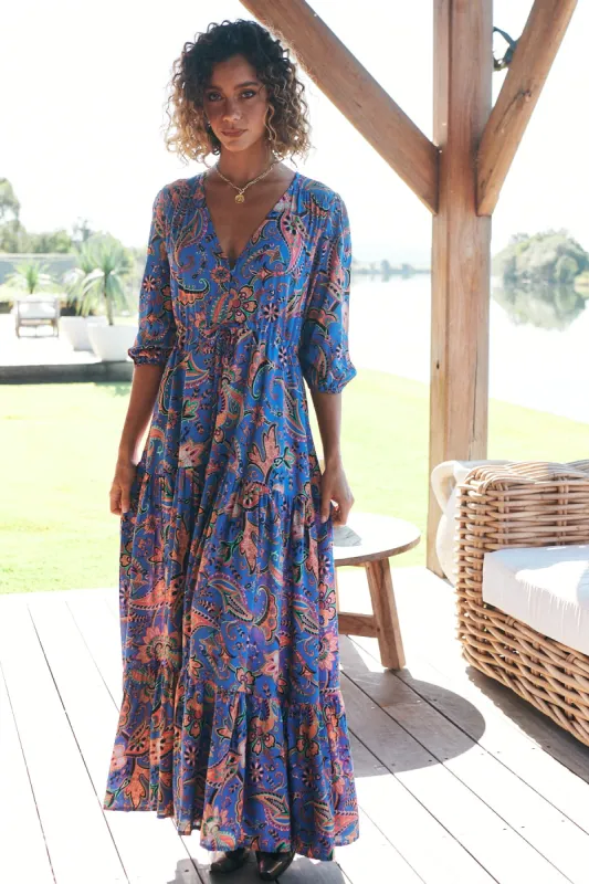 Nirvana Print Tessa Maxi sold by Lilac and Mila