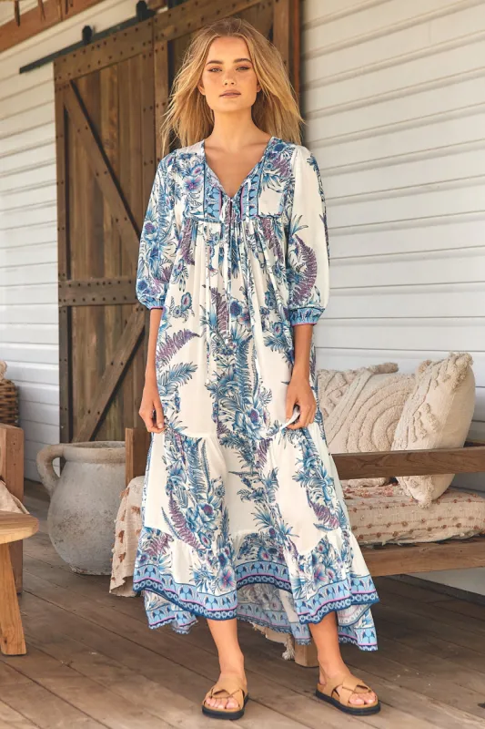 Sea Breeze Print Paris Maxi sold by Lilac and Mila