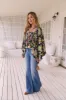 Brielle Print Paloma Blouse sold by Lilac and Mila
