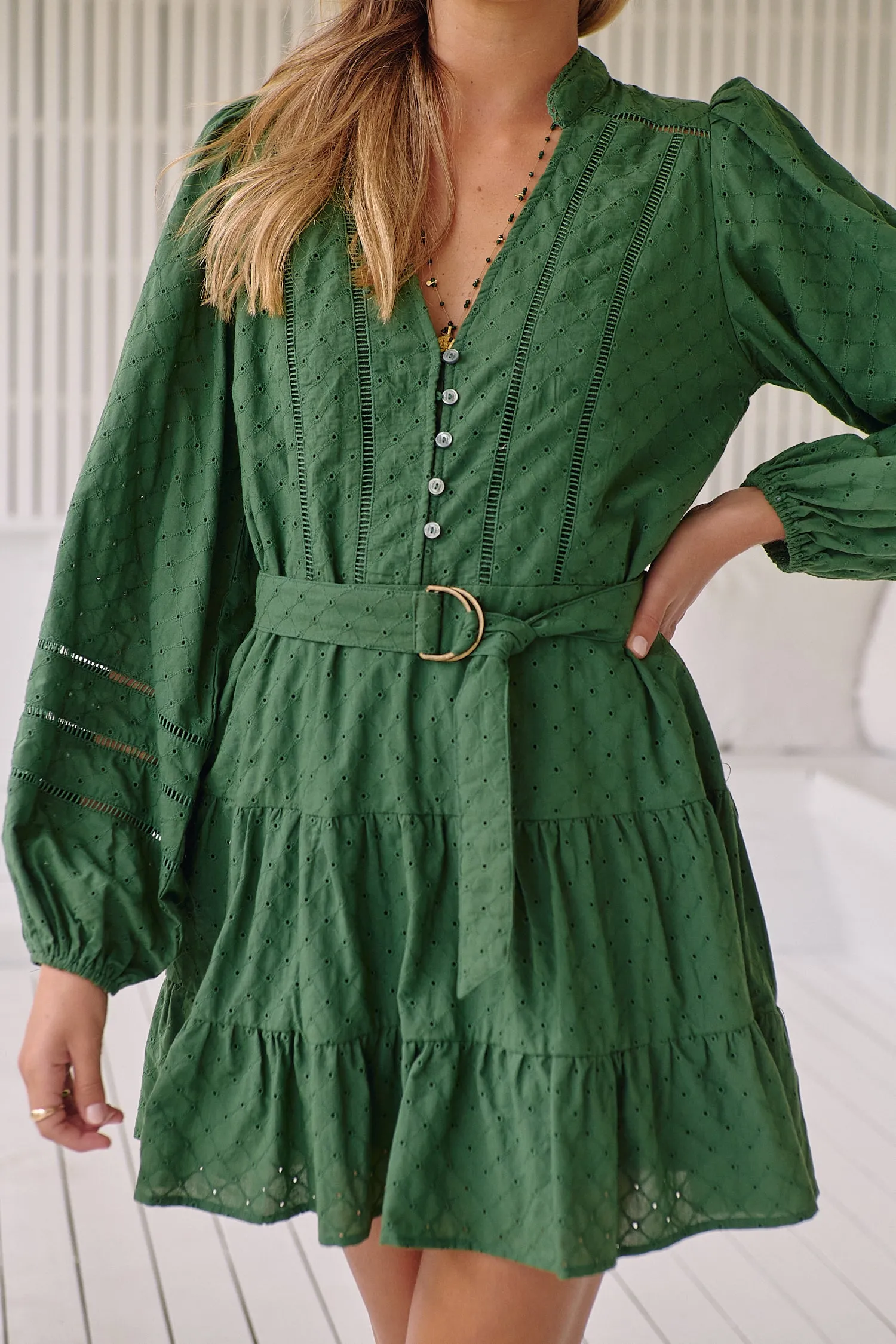 Embroidered Pine Jayde Mini sold by Lilac and Mila product image thumbnail 2